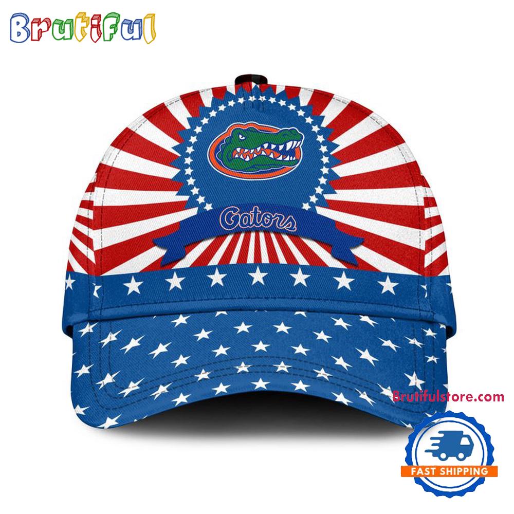 Florida Gators American Flag Pattern Independence Day Baseball Cap