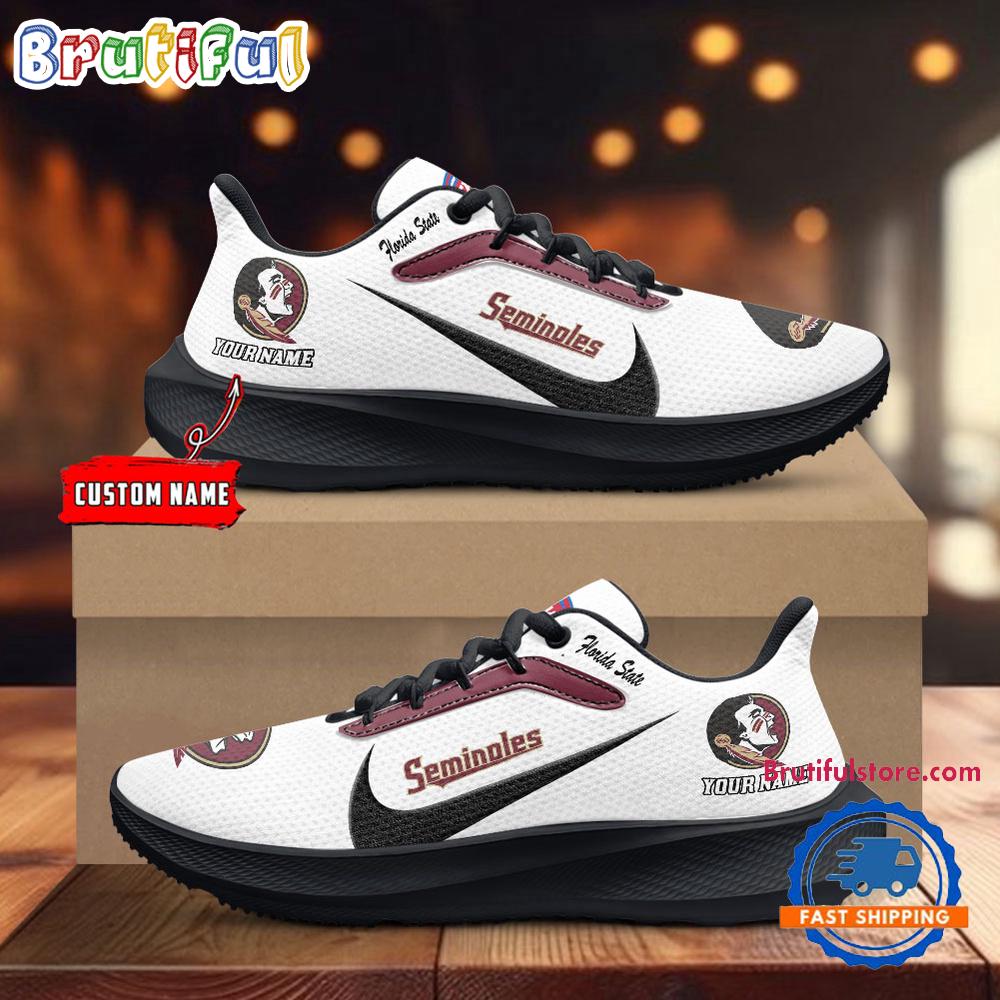 Florida State Seminoles Personalized Lightweight Patch Decor Running Shoes Sneaker