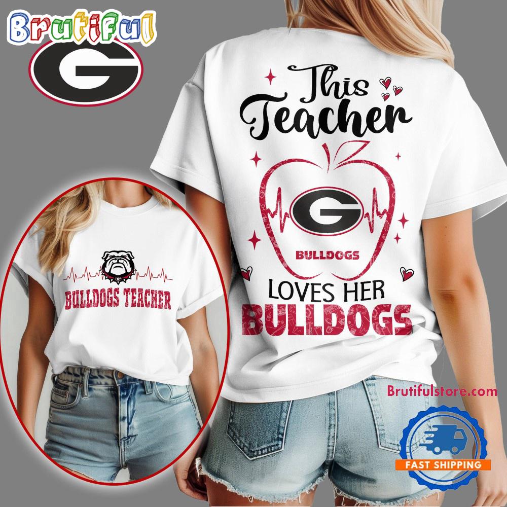 Georgia Bulldogs Teacher Appreciation Month Vintage T Shirt