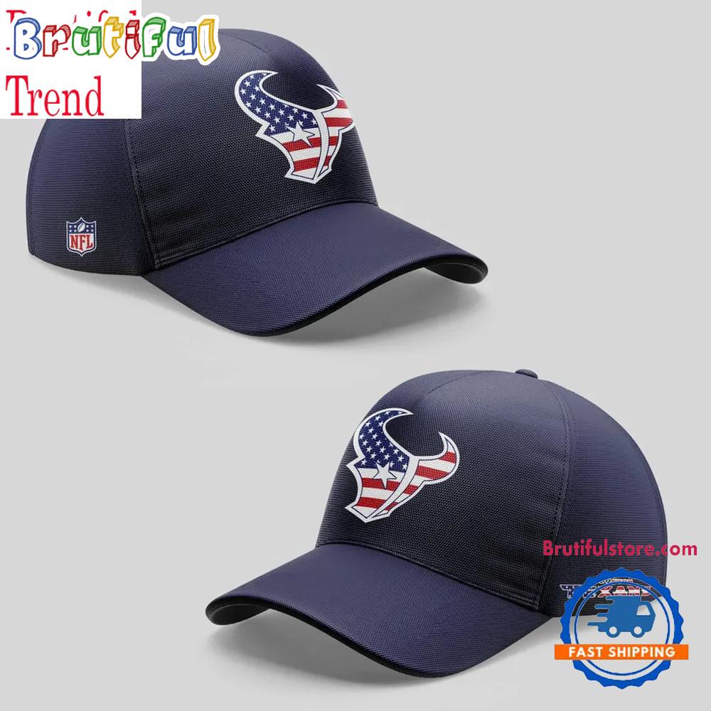 Houston Texans 2025 Happy Independence Day Baseball Cap