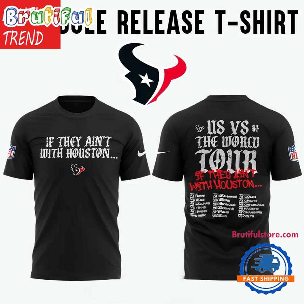 Houston Texans 2025 Schedule Release Unisex 3D Shirt