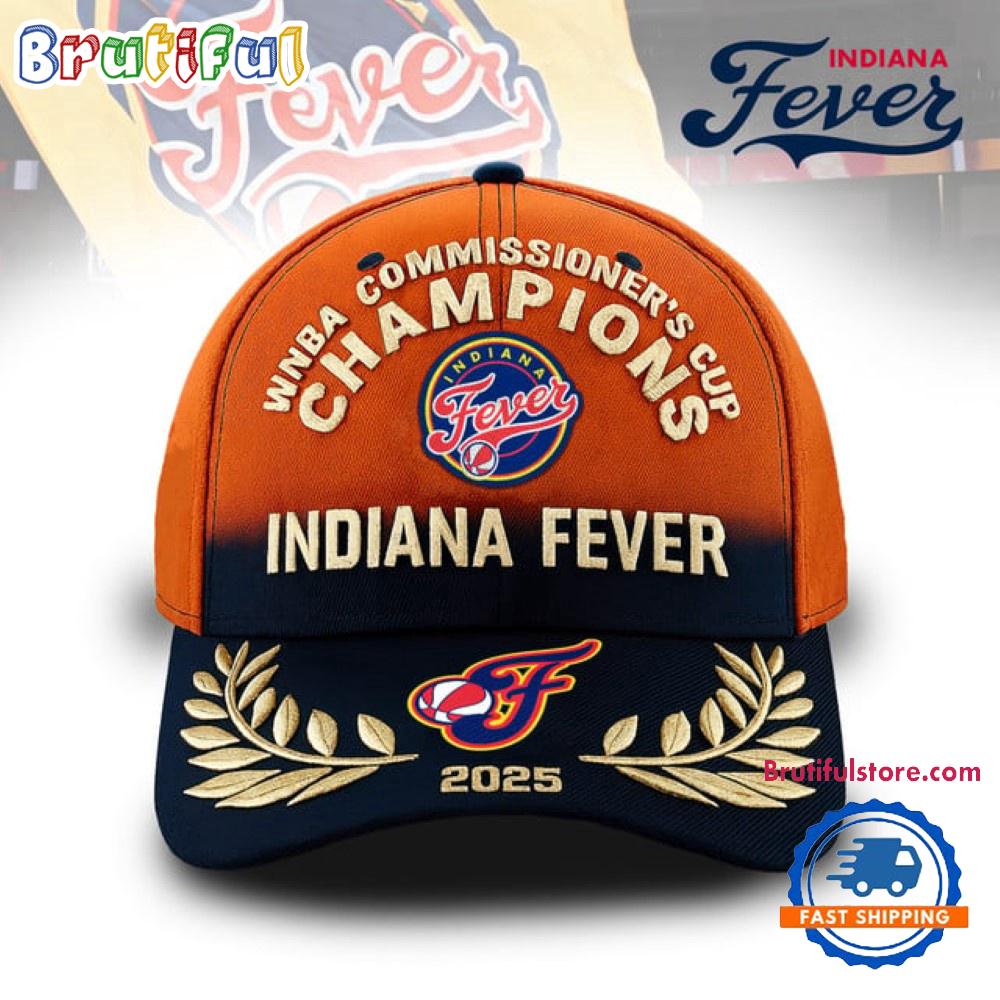 Indiana Fever 2025 Commissioner’s Cup Champions All Over Print Cap