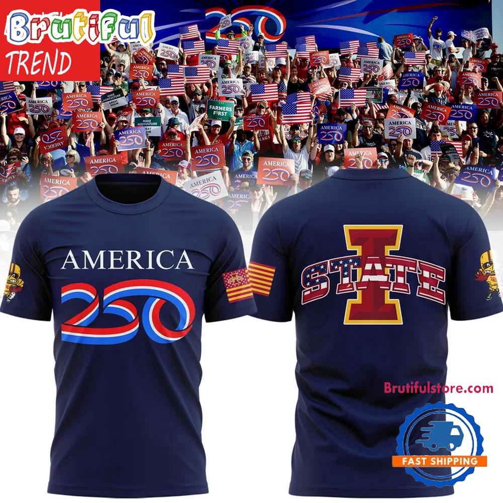 Iowa State AMERICA 250 Limited Edition T Shirt