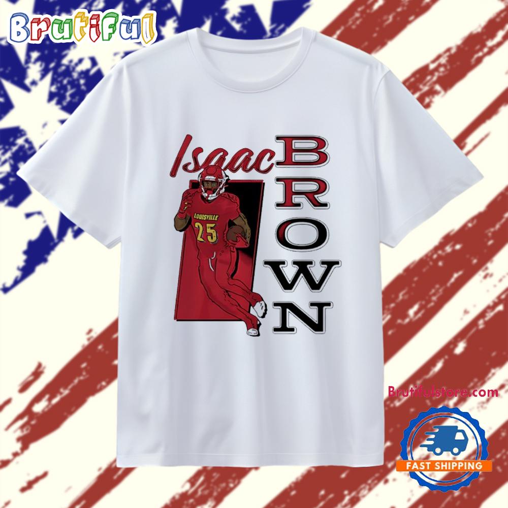 Isaac Brown Louisville Cardinals Cartoon T Shirt