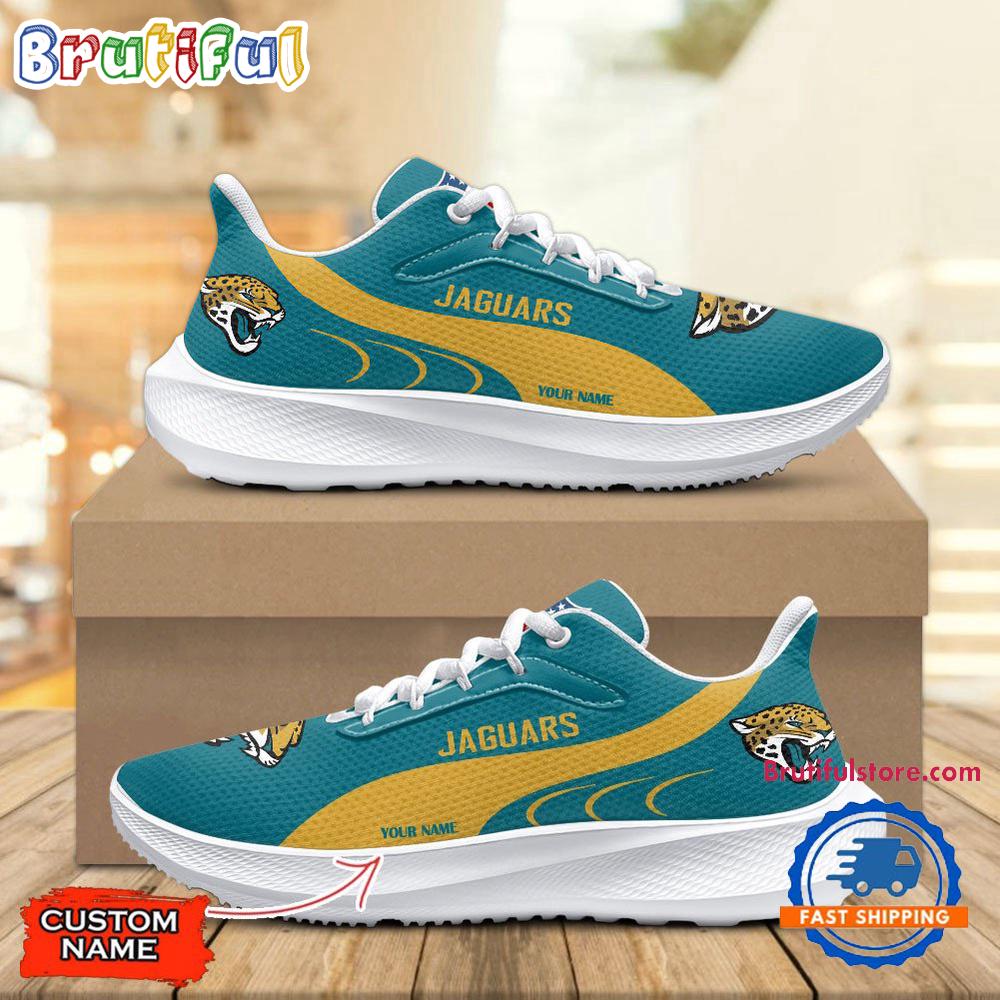 Jacksonville Jaguars Custom Lightweight Running Shoes Sneaker