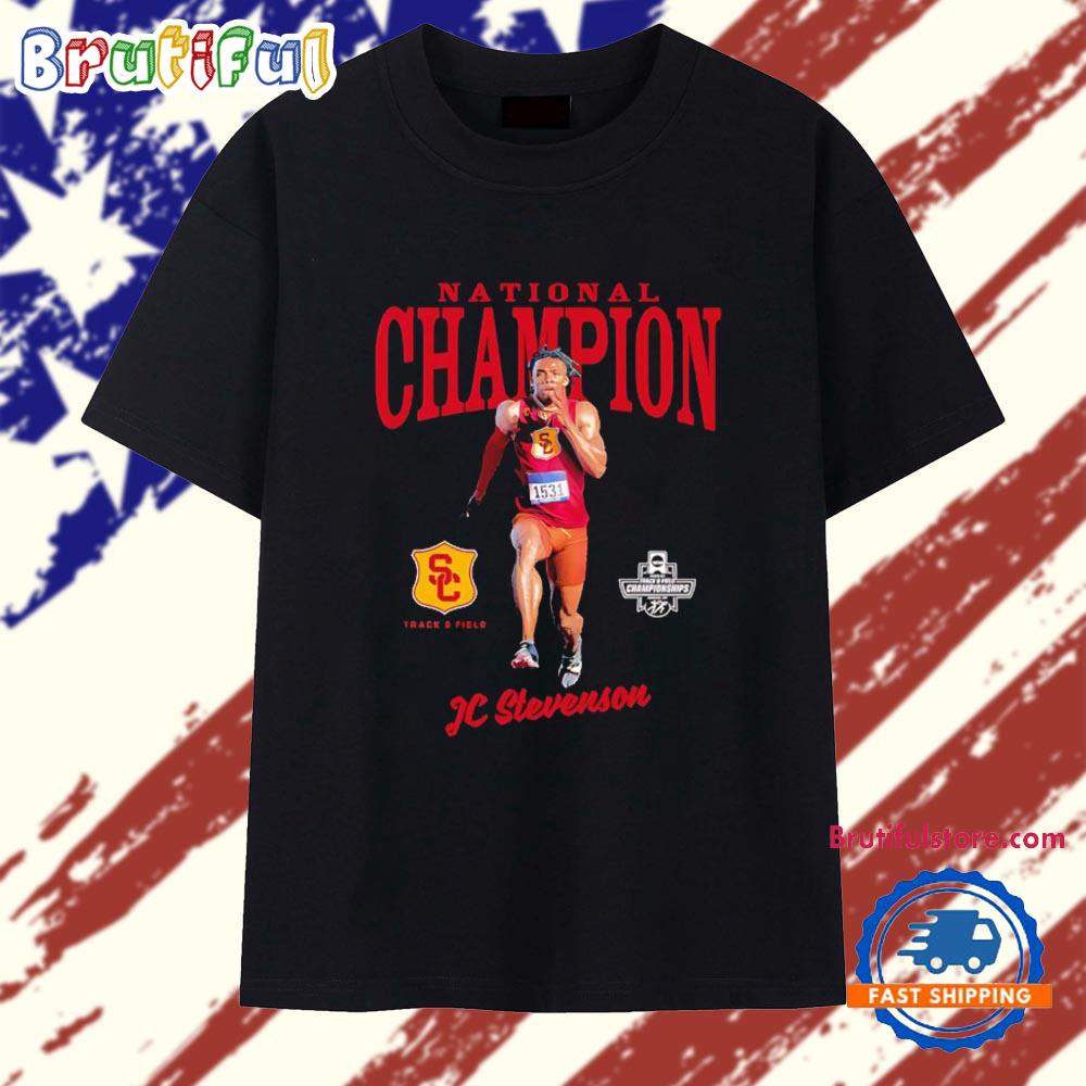 Jc Stevenson Usc Track & Field National Champion T Shirt