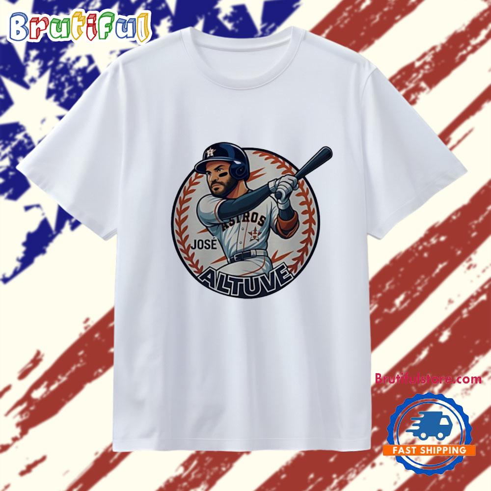 Jose Altuve Houston Astros Caricature T Shirt