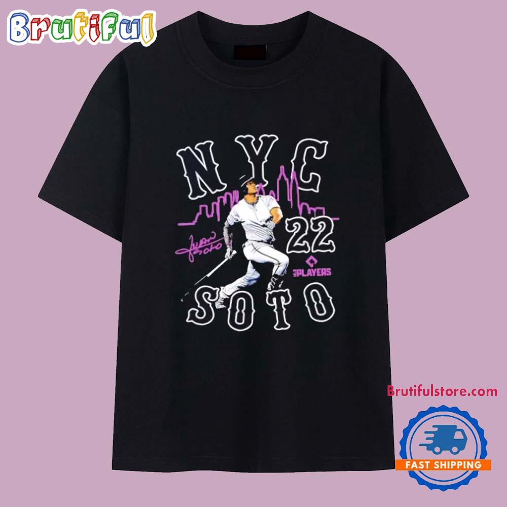 Juan Soto city connect run signature New York Mets T Shirt