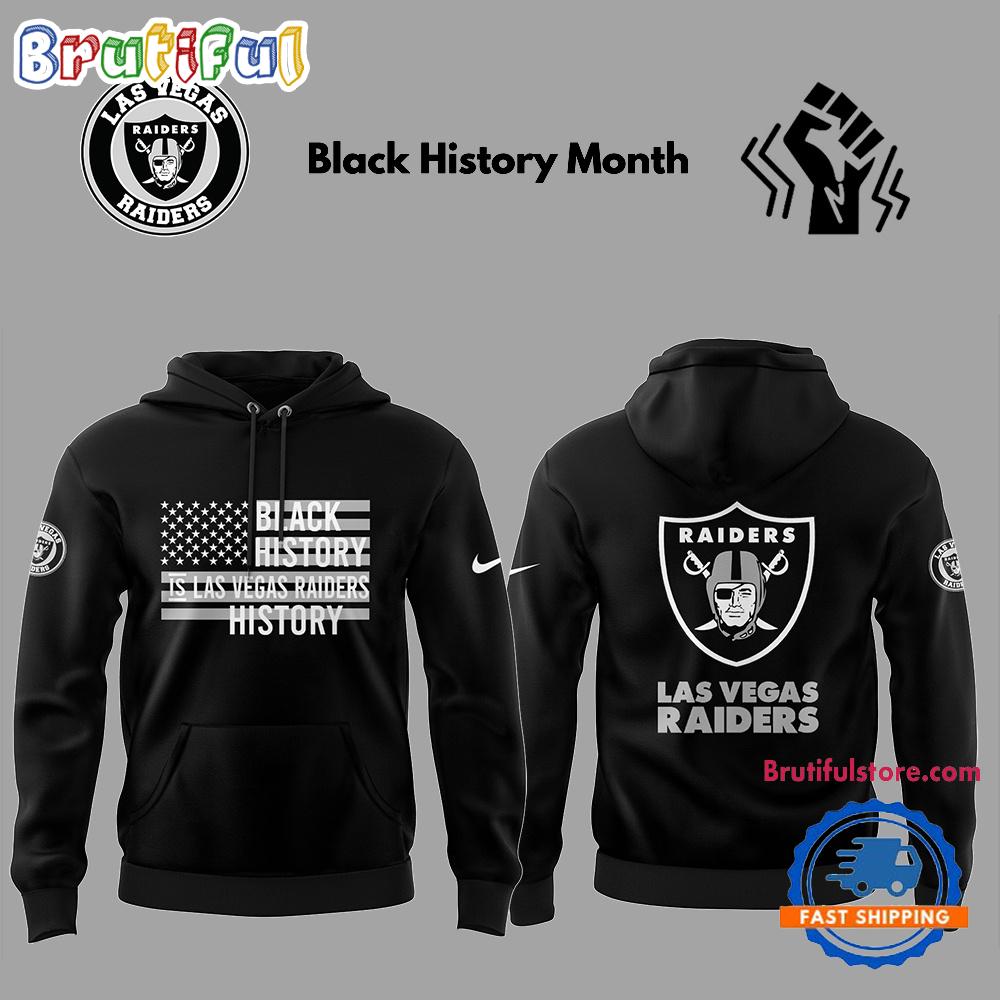 Las Vegas Raiders NFL 2025 Celebrate Black History Month 2025 Hoodie