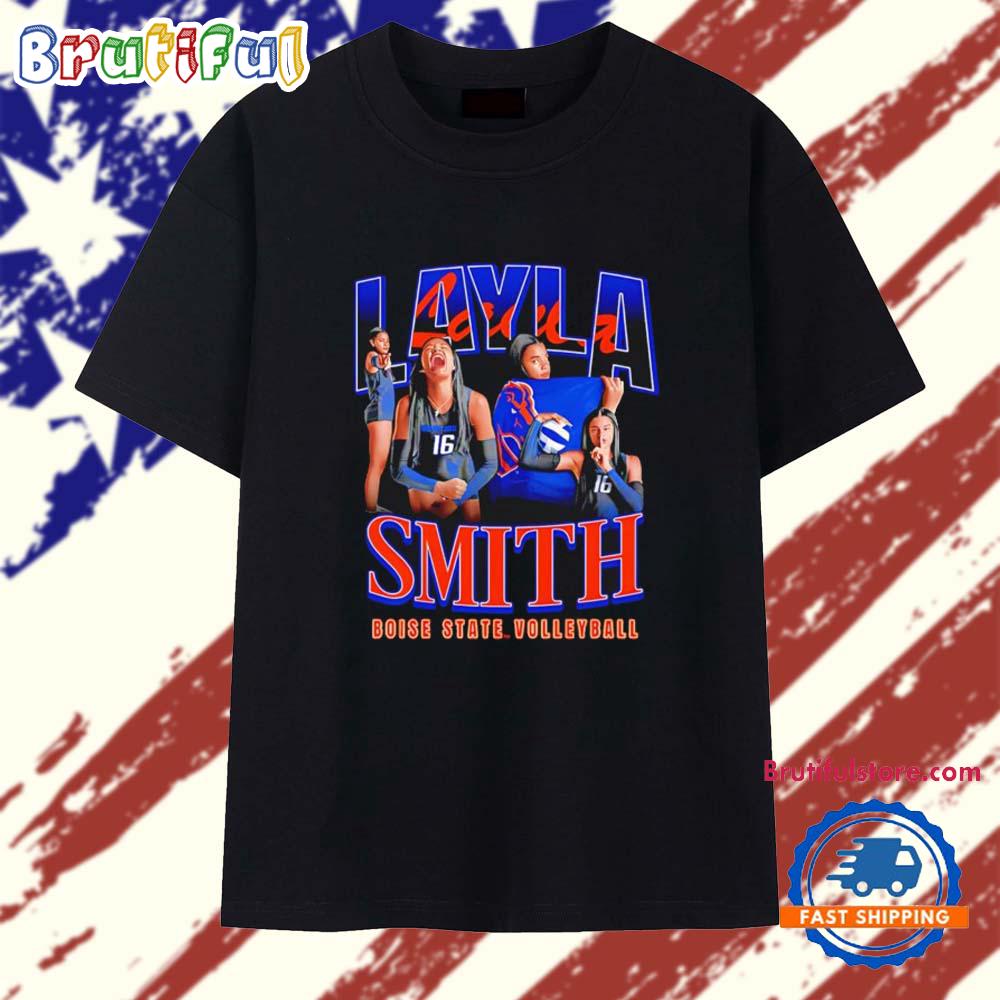 Layla Smith Fall 2025-26 Boise State Broncos Graphic T Shirt