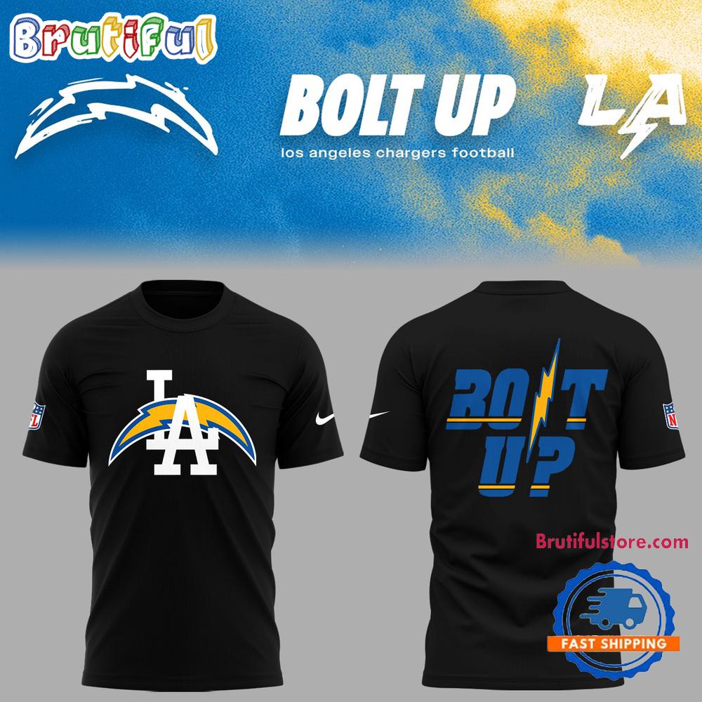 Los Angeles Chargers Bolt Up Shirt 2025 T Shirt