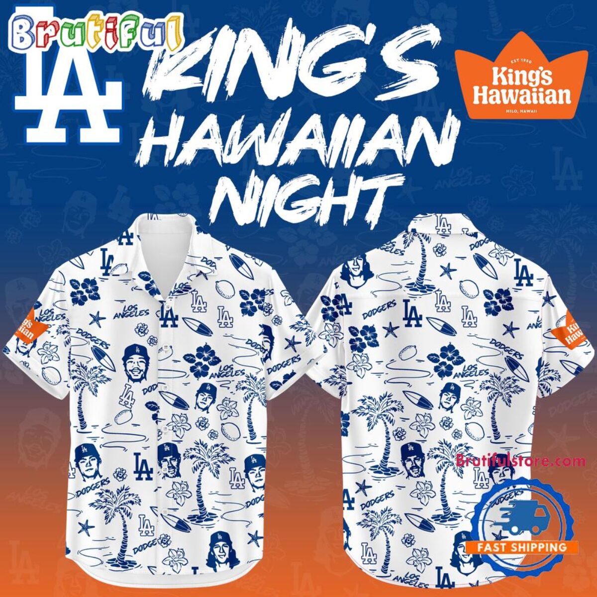 Los Angeles Dodgers Baseball Hawaiian Night Presented By