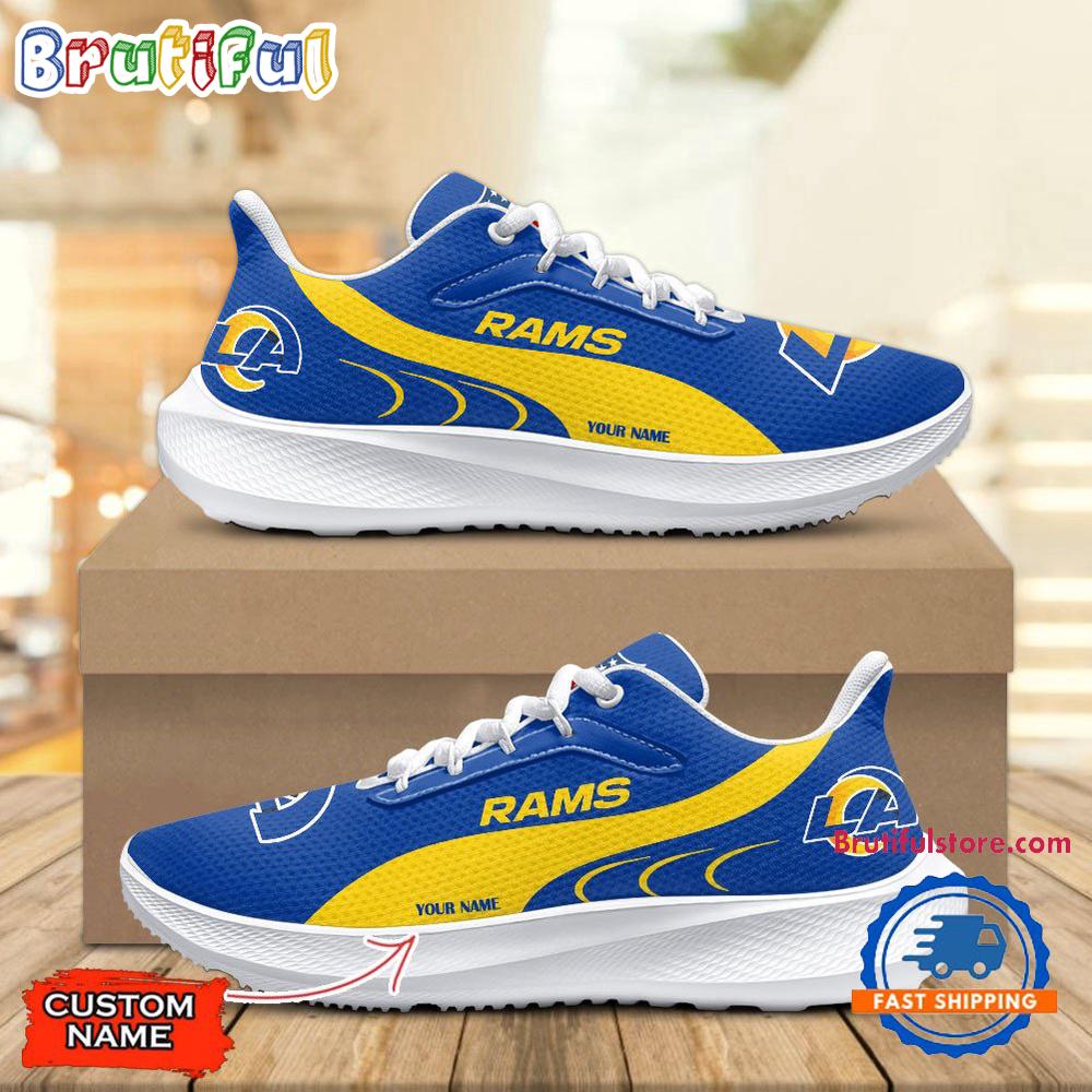 Los Angeles Rams Custom Lightweight Running Shoes Sneaker