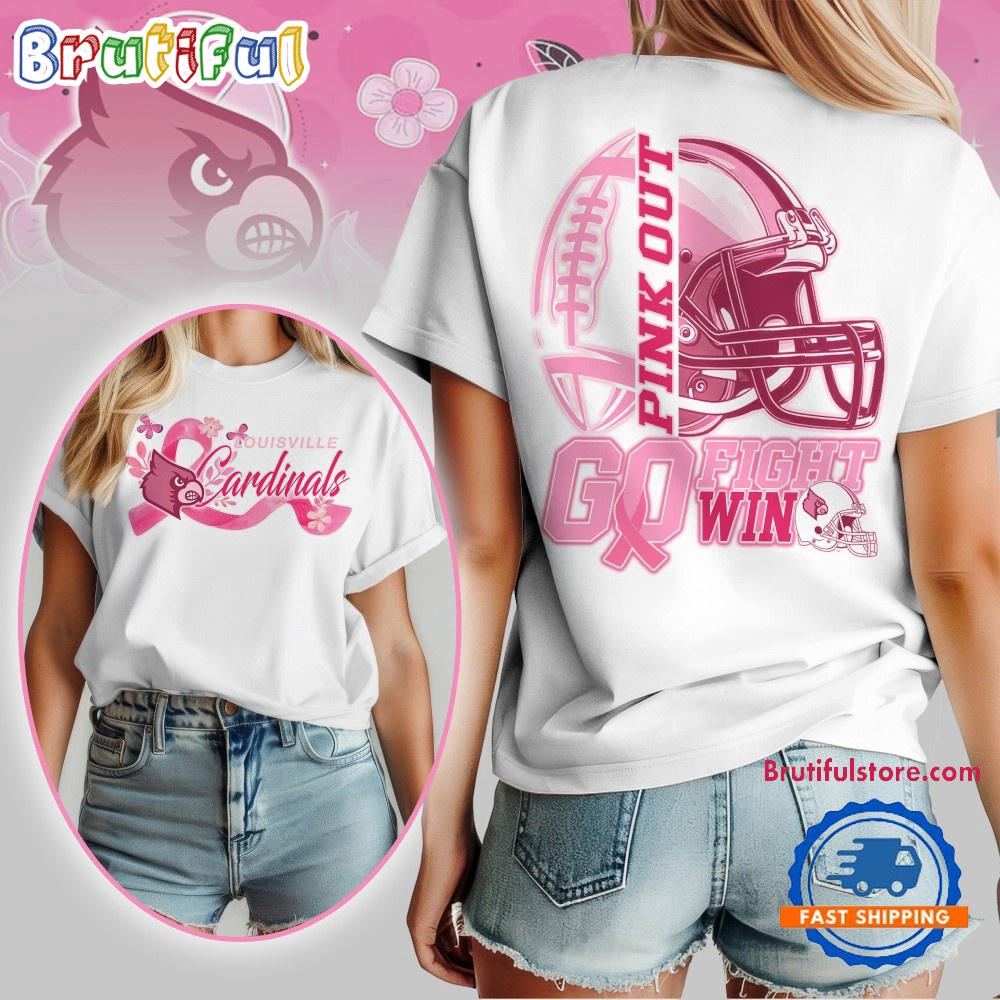 Louisville Cardinals Tackle Breast Cancer New Design Unisex T Shirt