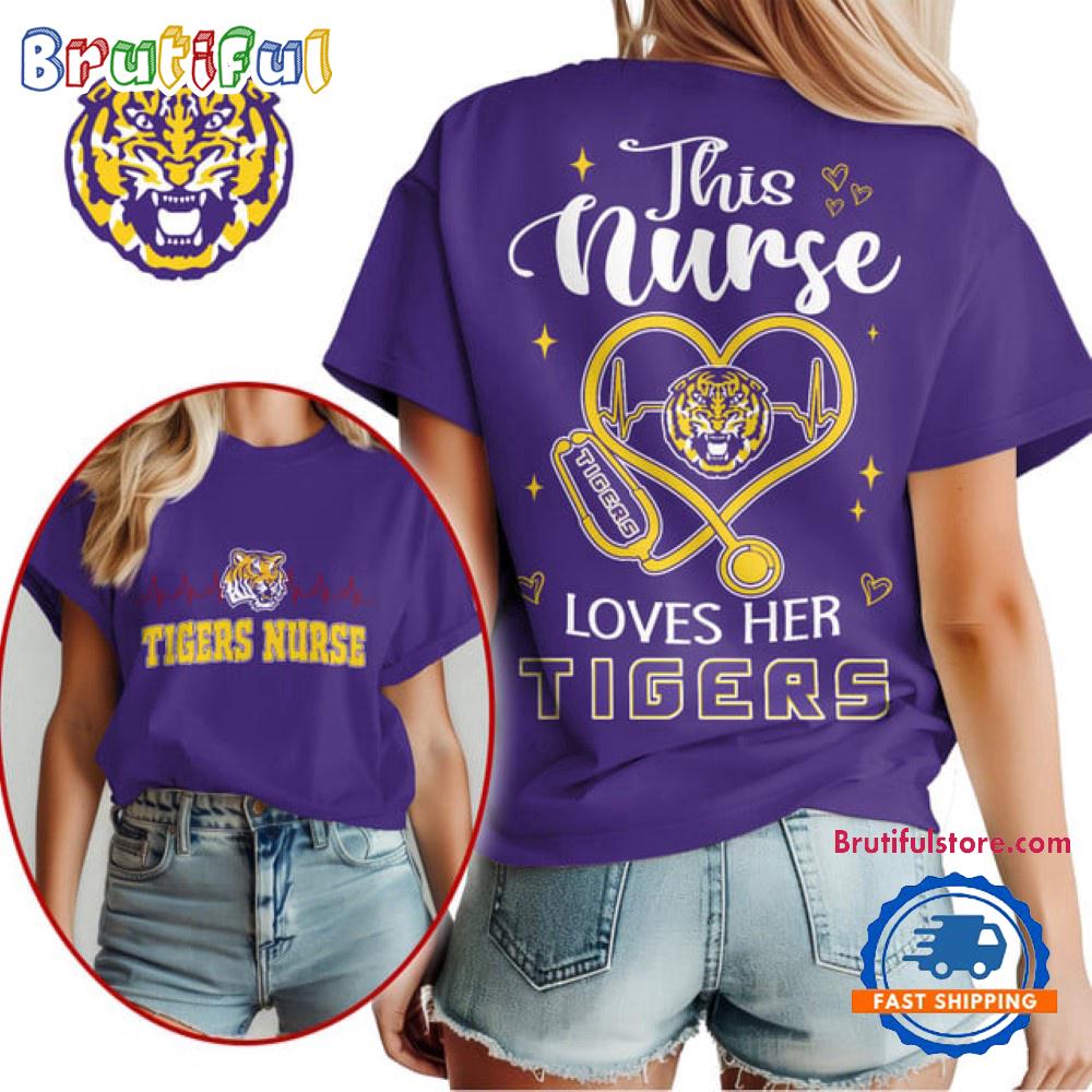 LSU Tigers Nurse Appreciation Month Unisex 3D Shirt