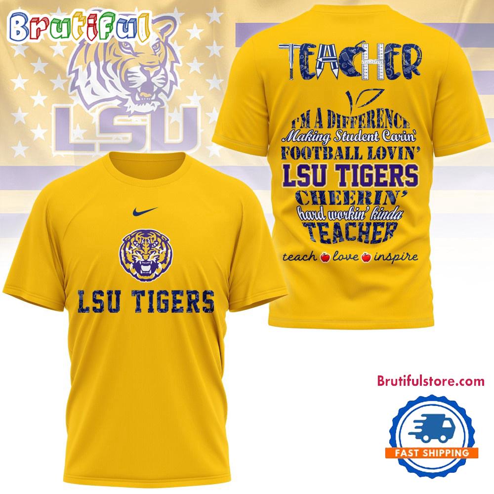 LSU Tigers Teacher Pride 2025 Unisex 3D Shirt