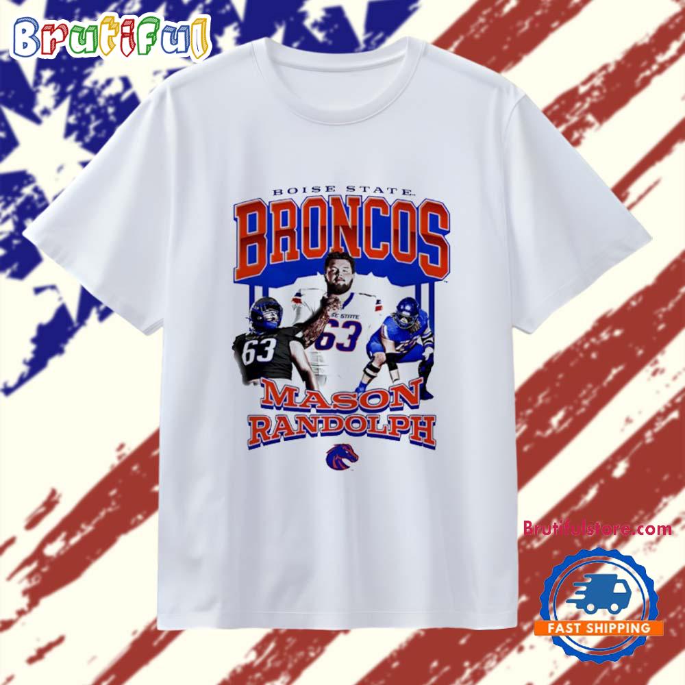 Mason Randolph Fall 2025-26 Boise State Broncos Graphic T Shirt