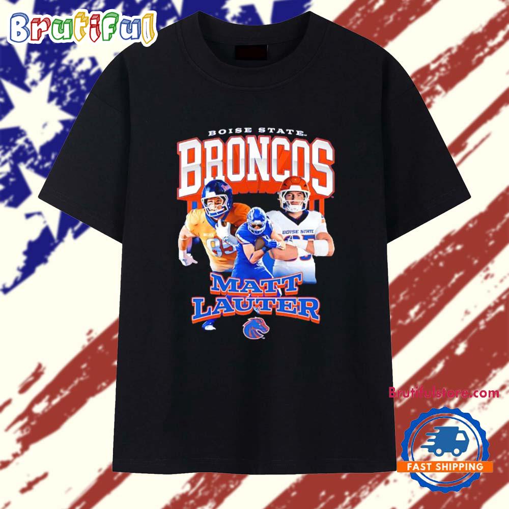 Matt Lauter 2025-26 Boise State Broncos Graphic T Shirt