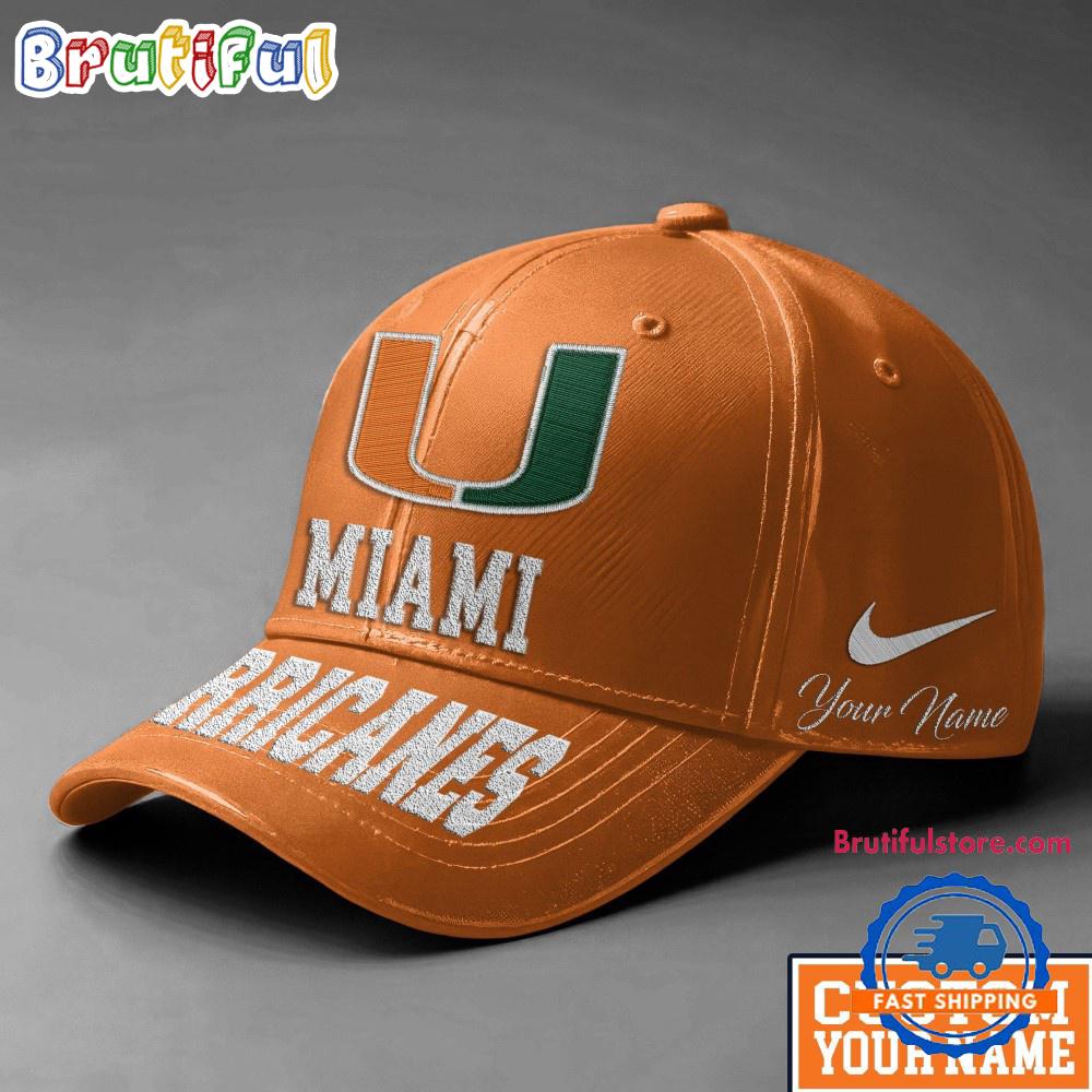 Miami Hurricanes Sport Team Personalized All Over Print Cap