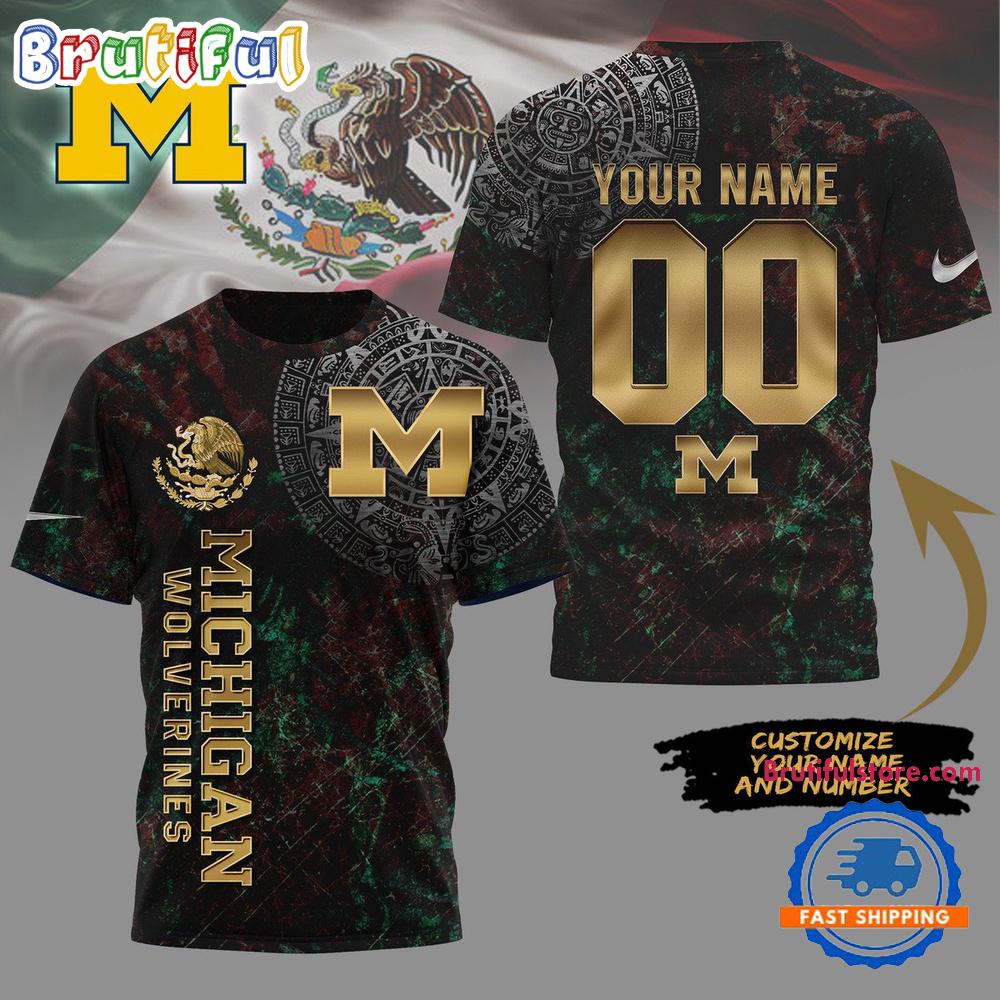 Michigan Wolverines Mexican Heritage New Unisex 3D Shirt