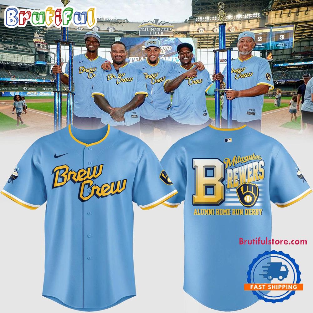 Milwaukee Brewers Alumni Home Run Derby Baseball Jersey