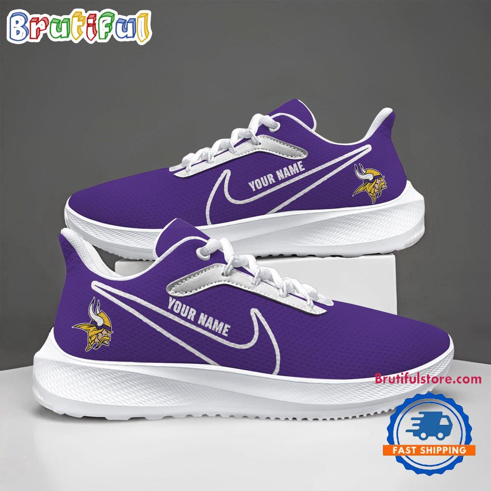Minnesota Vikings Custom Lightweight Running Shoes Sneaker