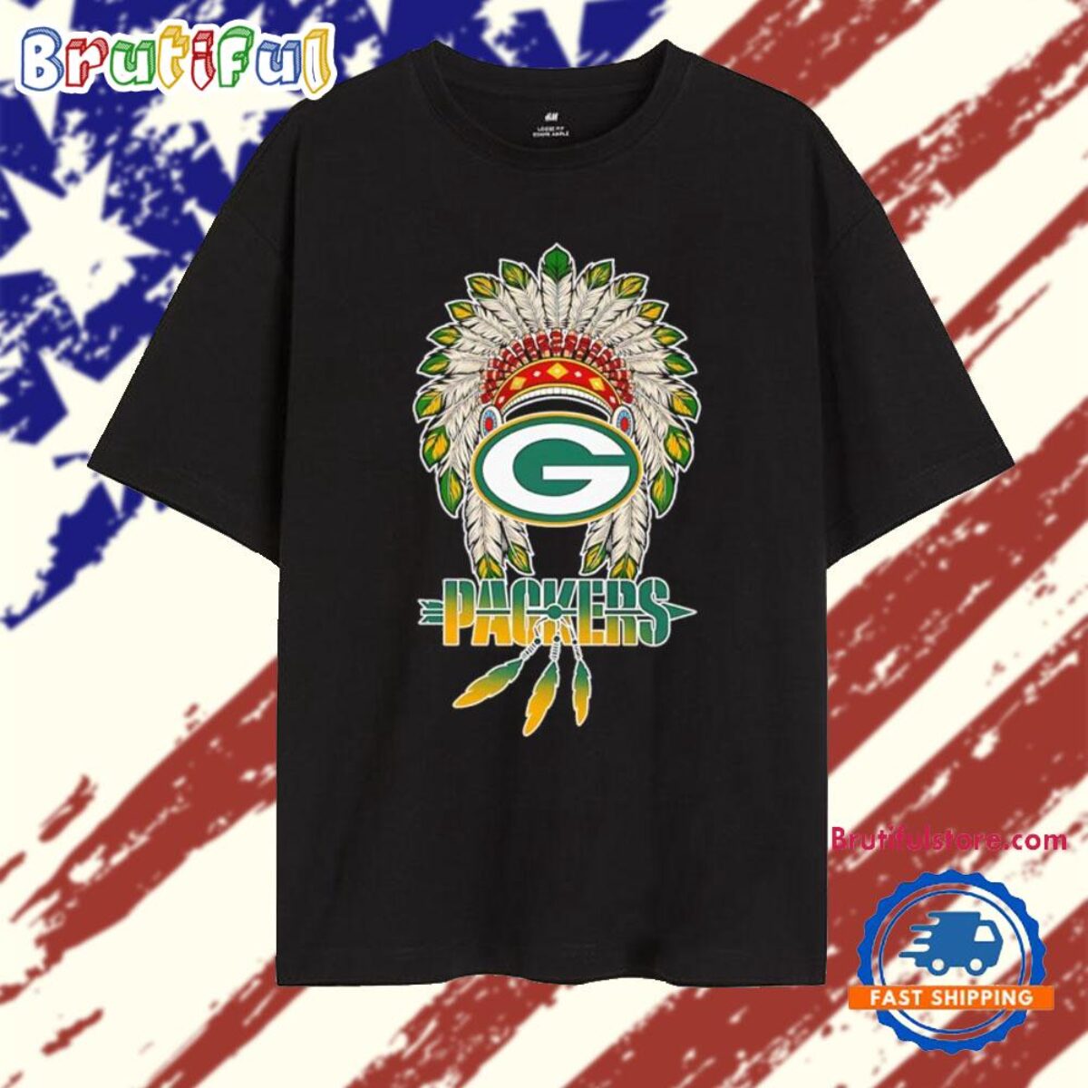 Green Bay Packers ヴィンテージTシャツ　Made in USA LOGO7】S/S Tee L Made in USA 90s vintage “GREENBAY PACKERS