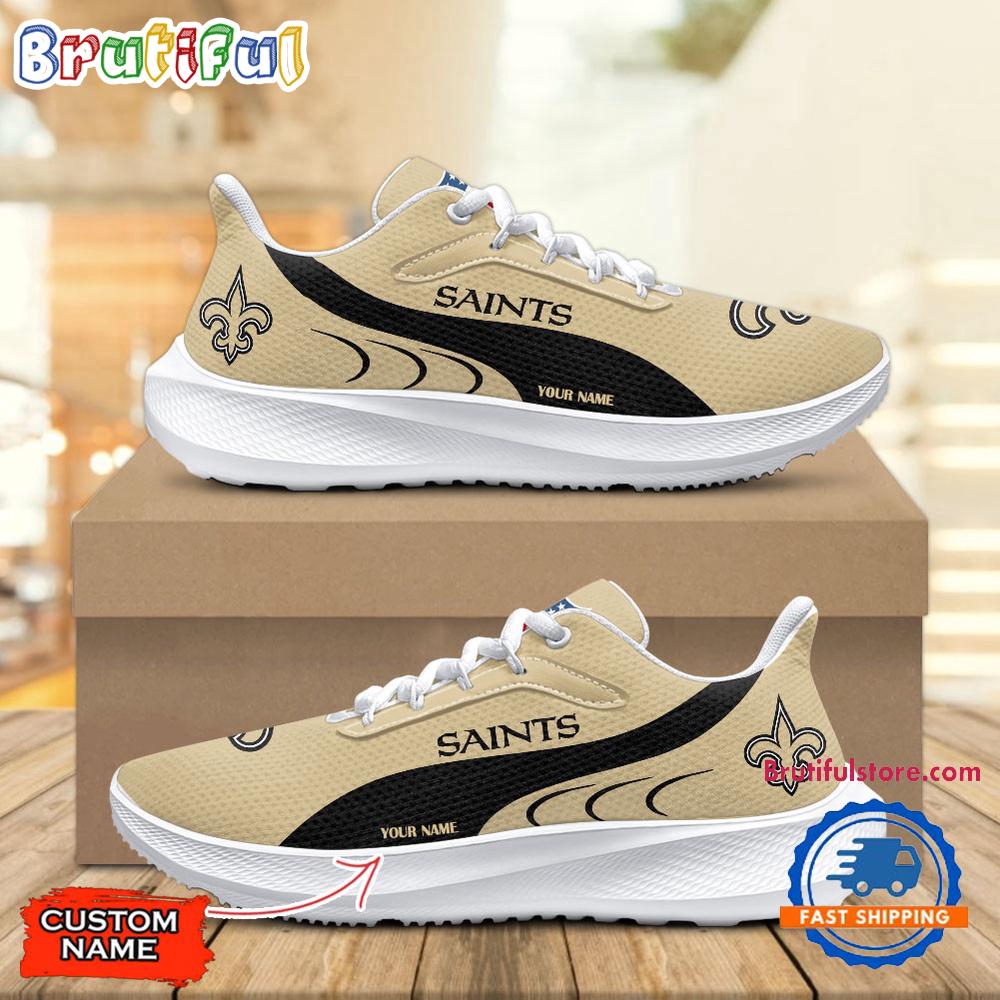 New Orleans Saints Custom Lightweight Running Shoes Sneaker