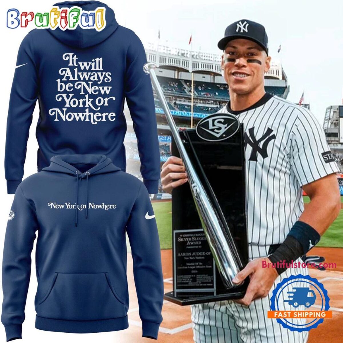 New York Yankees New York Or Nowhere Hoodie