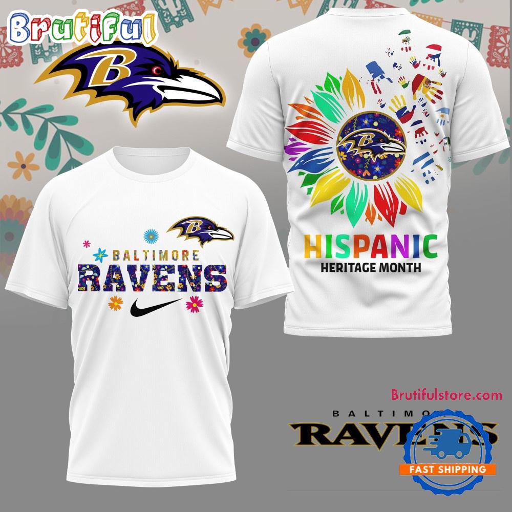NFL Baltimore Ravens Hispanic Heritage Month Unisex 3D Shirt