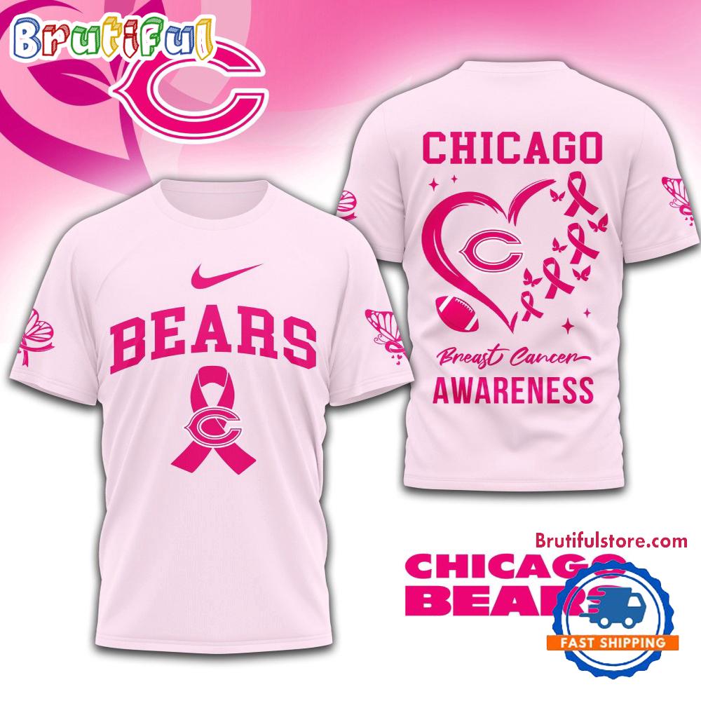 NFL Chicago Bears Breast Cancer Awareness Limited Edition Unisex T Shirt