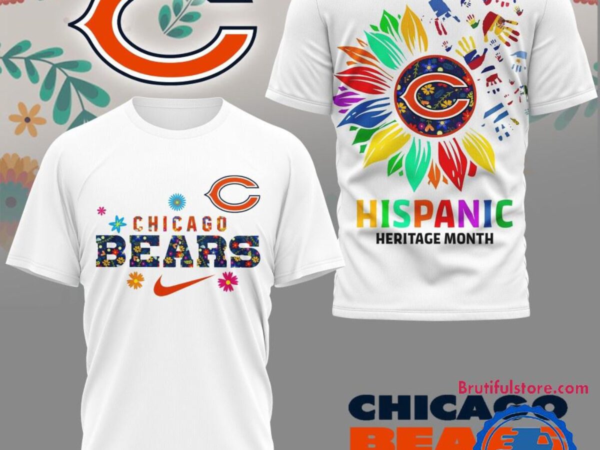 NFL Chicago Bears Hispanic Heritage Month Unisex 3D Shirt