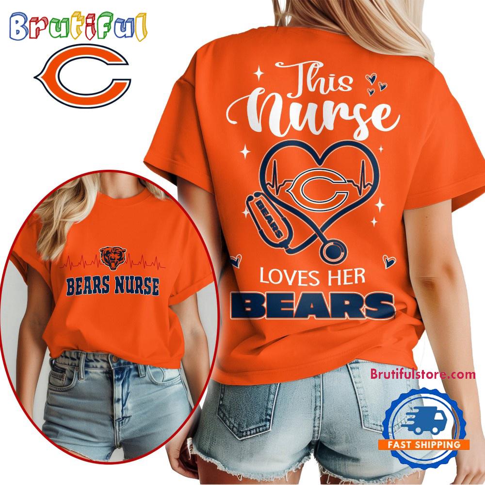 NFL Chicago Bears Nurse Appreciation Month Limited Edition Vintage T Shirt