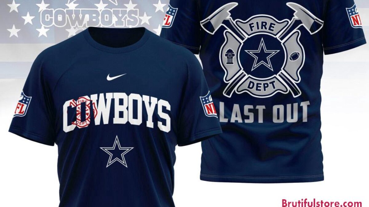 NFL Dallas Cowboys 2025 Fire Dept Unisex 3D Shirt