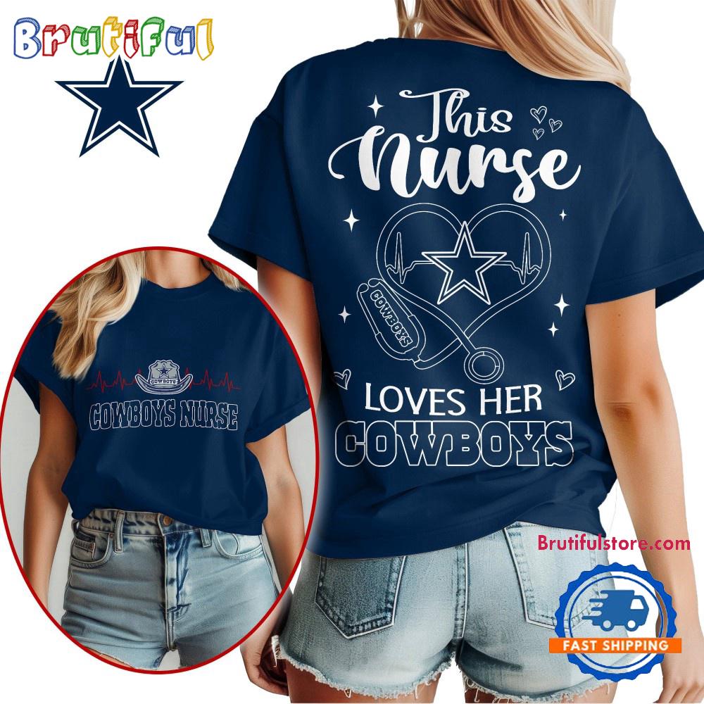 NFL Dallas Cowboys Nurse Appreciation Month Limited Edition Vintage T Shirt