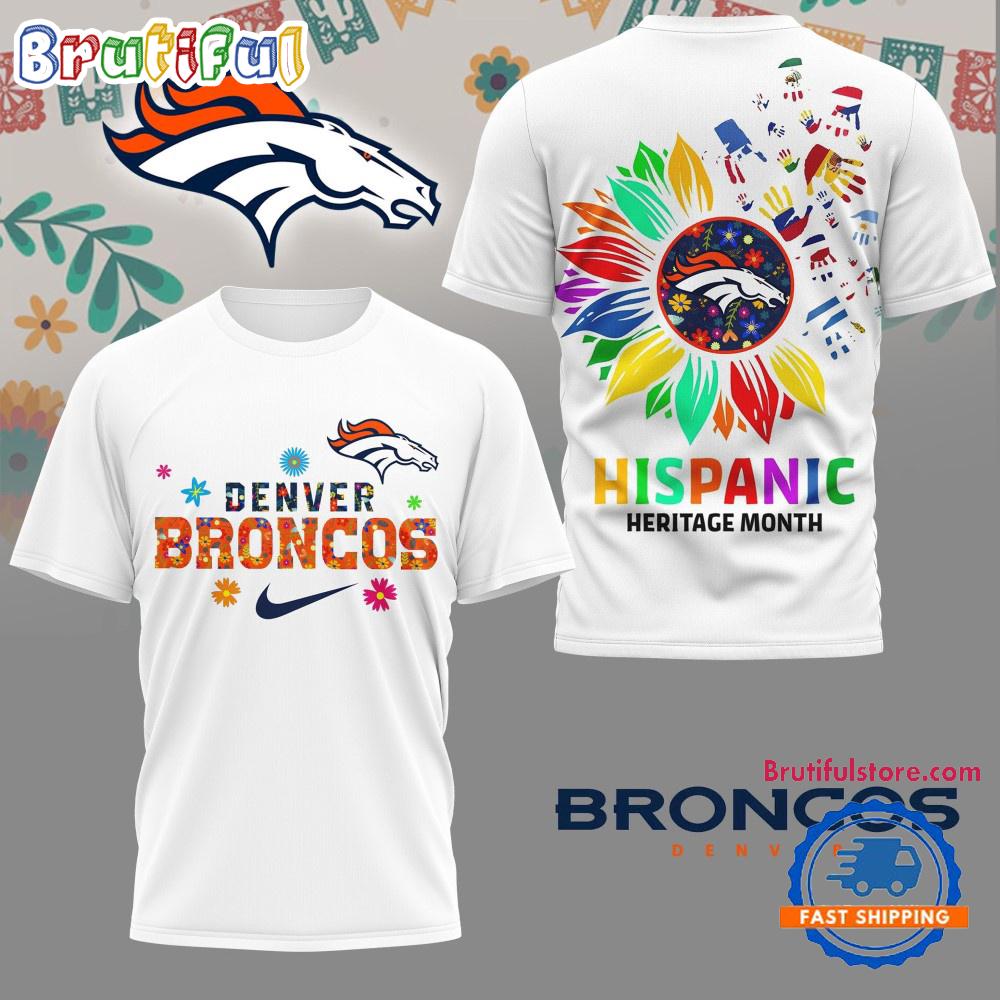 NFL Denver Broncos Hispanic Heritage Month Unisex 3D Shirt