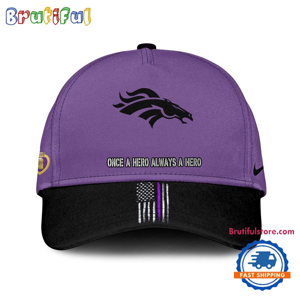 NFL Denver Broncos Purple Heart Day Limited Edition Baseball Cap