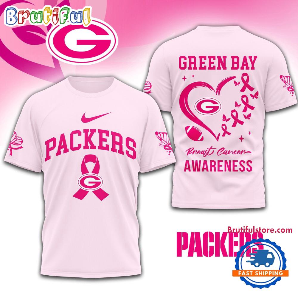 NFL Green Bay Packers Breast Cancer Awareness Limited Edition Unisex T Shirt