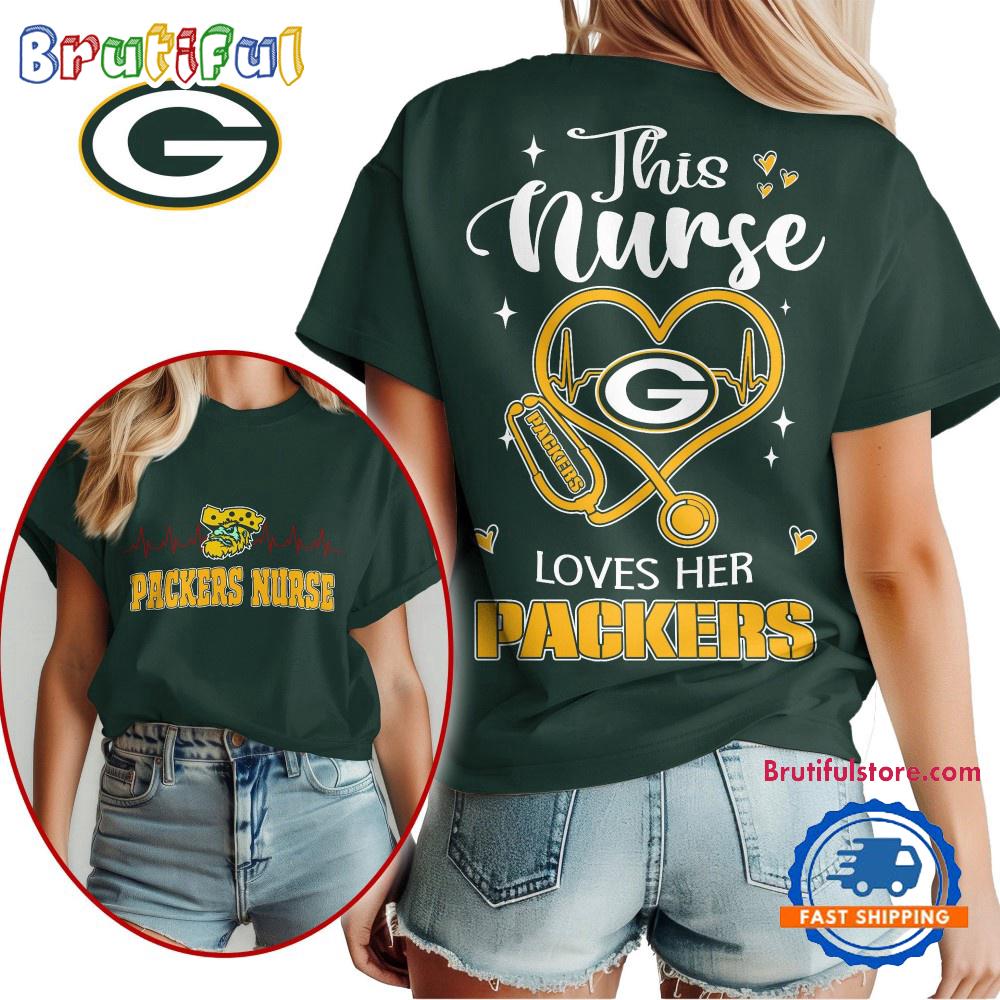 NFL Green Bay Packers Nurse Appreciation Month Limited Edition Vintage T Shirt