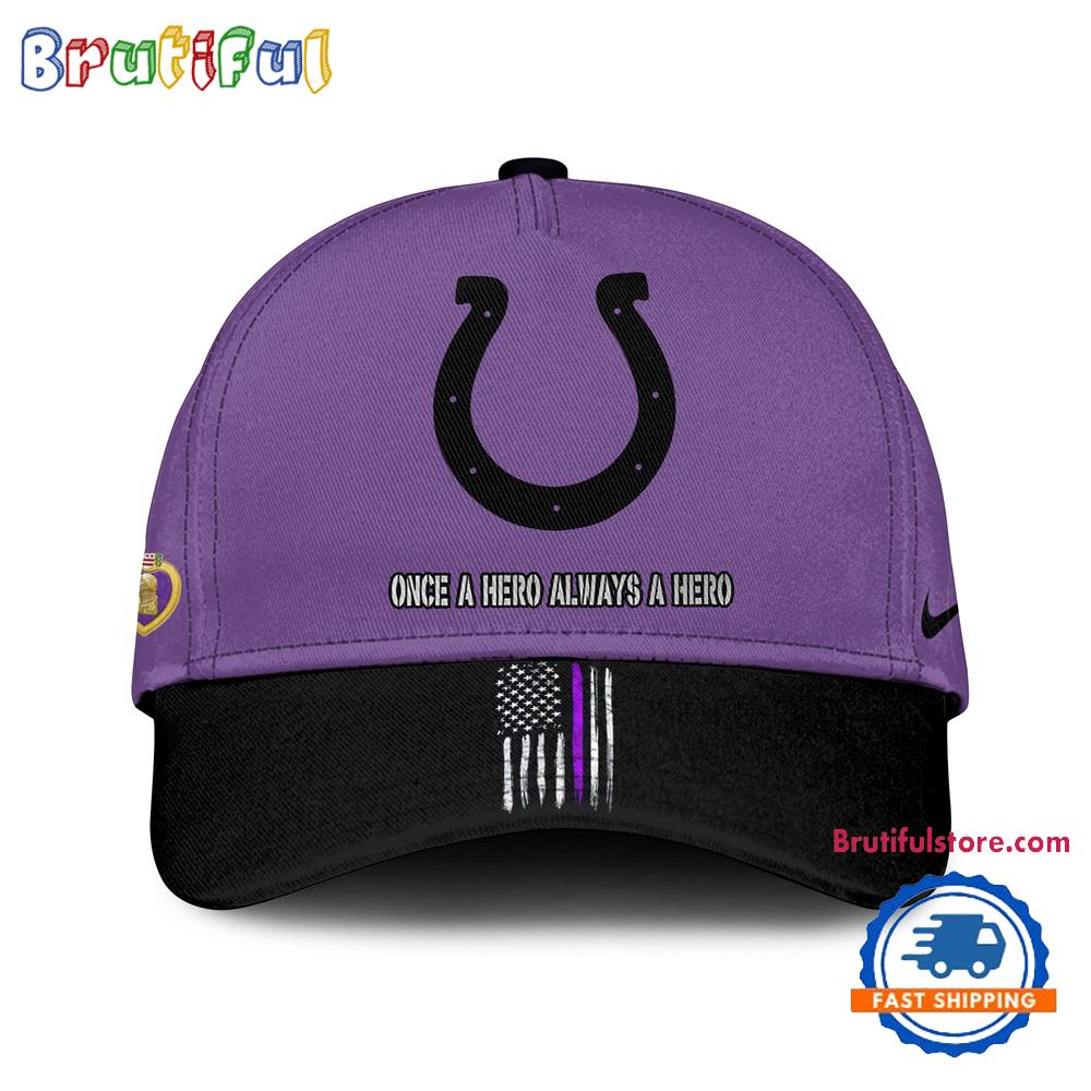 NFL Indianapolis Colts Purple Heart Day Limited Edition Baseball Cap