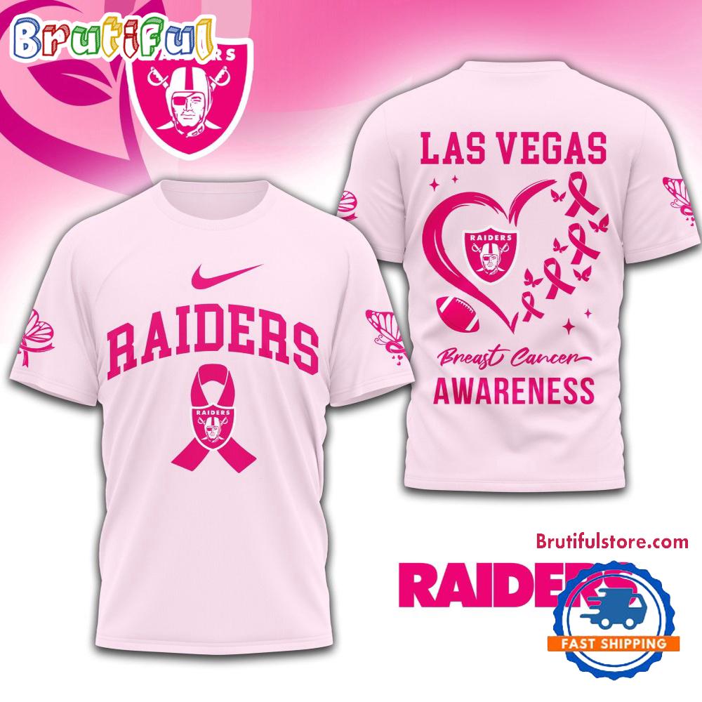 NFL Las Vegas Raiders Breast Cancer Awareness Limited Edition Unisex T Shirt