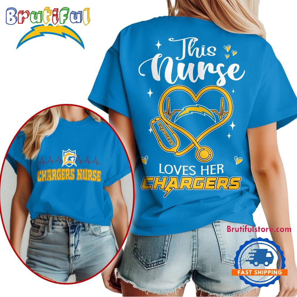 NFL Los Angeles Chargers Nurse Appreciation Month Limited Edition Vintage T Shirt