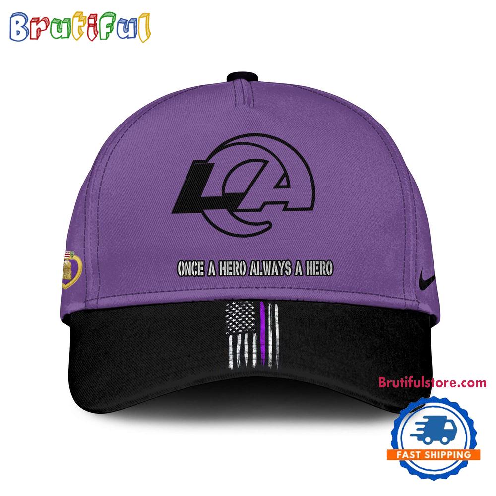 NFL Los Angeles Rams Purple Heart Day Limited Edition Baseball Cap