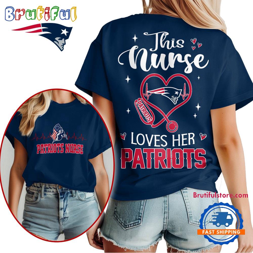 NFL New England Patriots Nurse Appreciation Month Limited Edition Vintage T Shirt