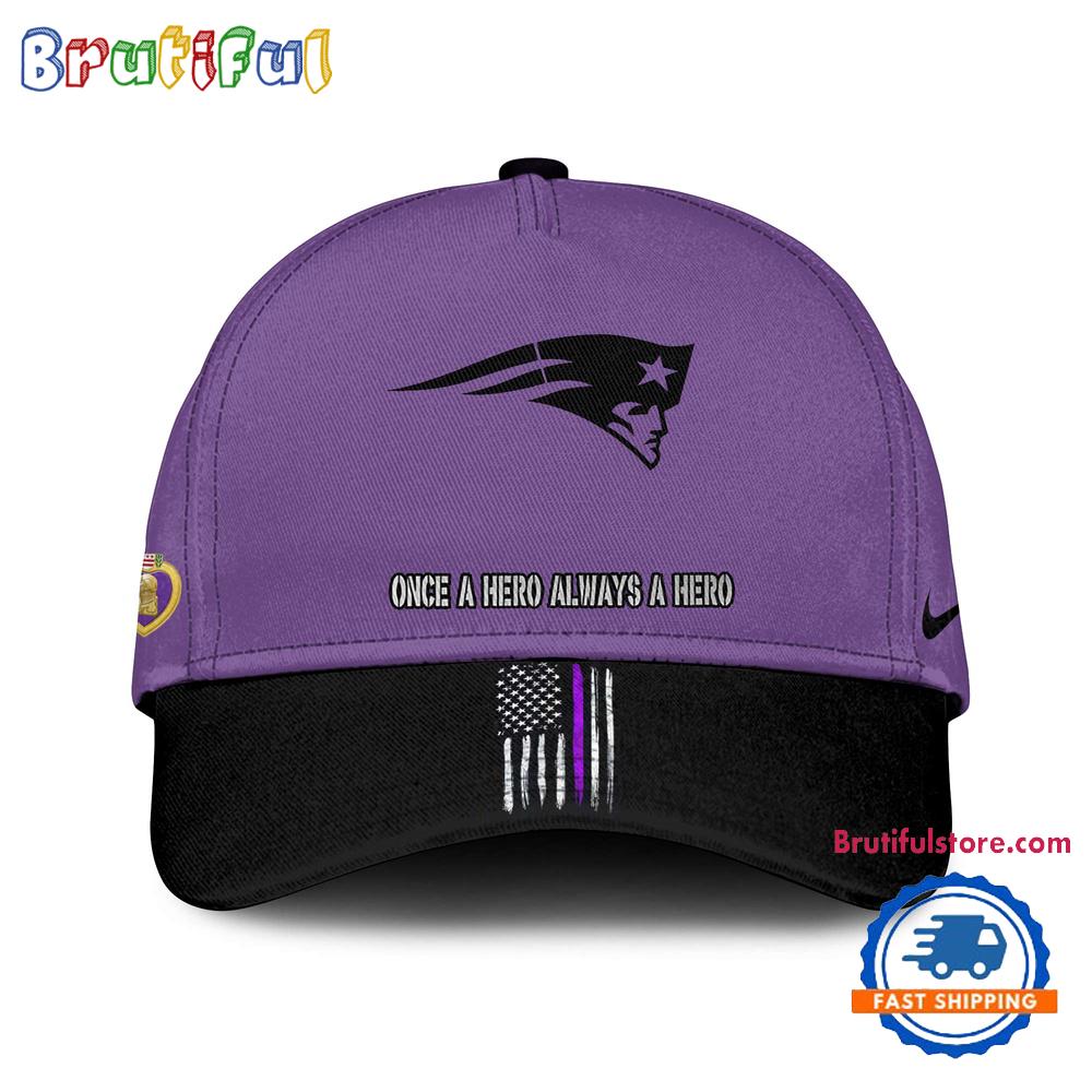 NFL New England Patriots Purple Heart Day Limited Edition Baseball Cap