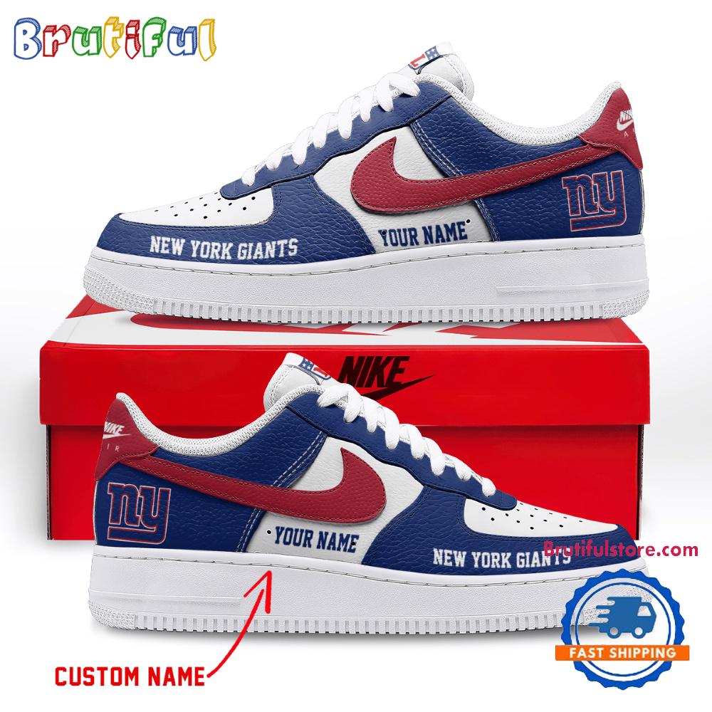 NFL New York Giants Limited Edition Personalized Air Force 1 Shoes Sneaker