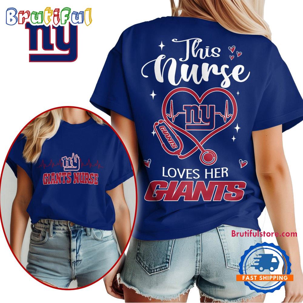 NFL New York Giants Nurse Appreciation Month Limited Edition Vintage T Shirt