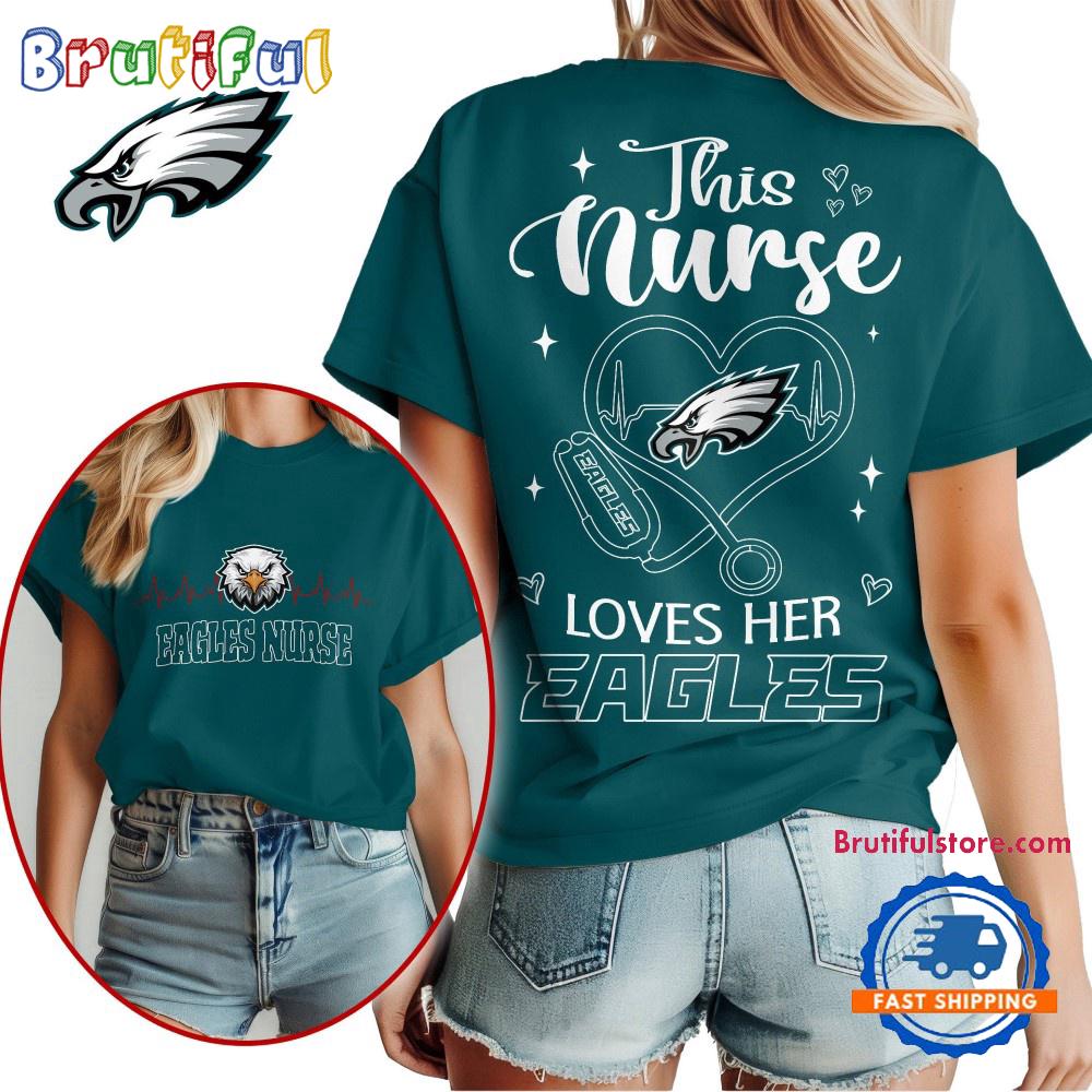 NFL Philadelphia Eagles Nurse Appreciation Month Limited Edition Vintage T Shirt