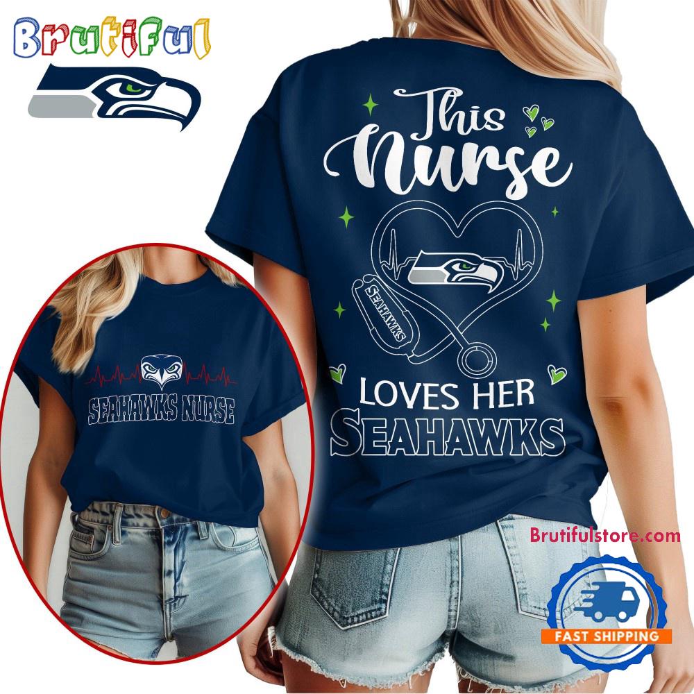 NFL Seattle Seahawks Nurse Appreciation Month Limited Edition Vintage T Shirt