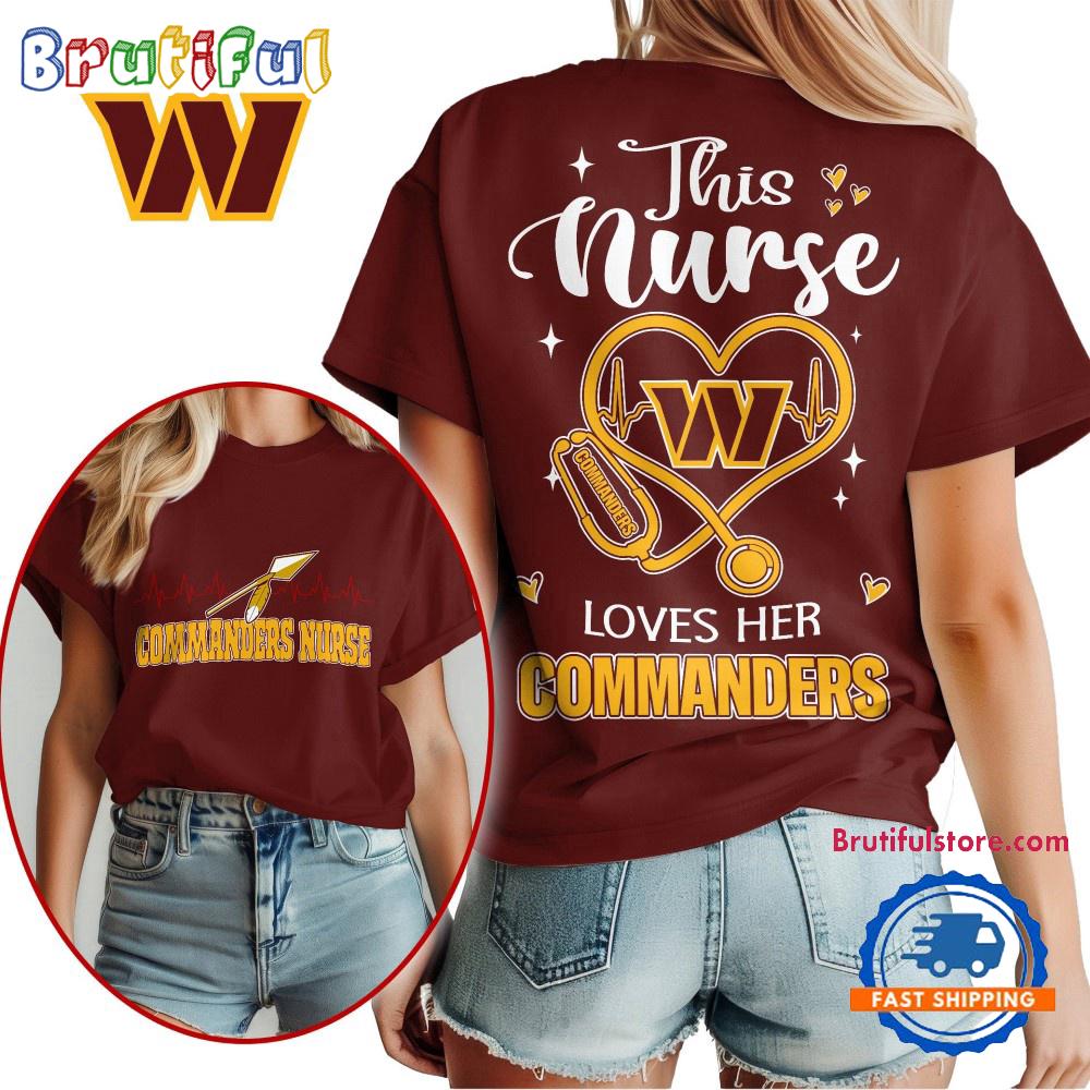 NFL Washington Commanders Nurse Appreciation Month Limited Edition Vintage T Shirt
